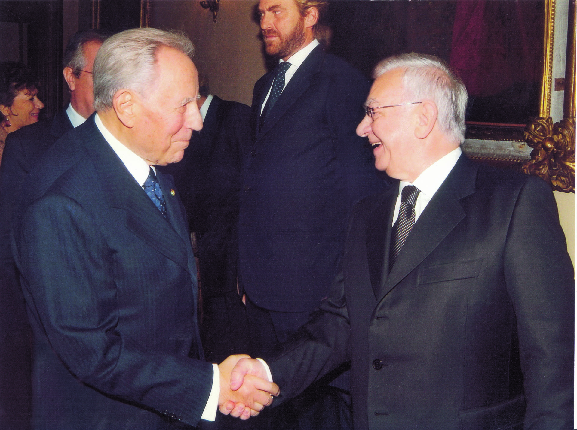 Attilio Camozzi with President Ciampi