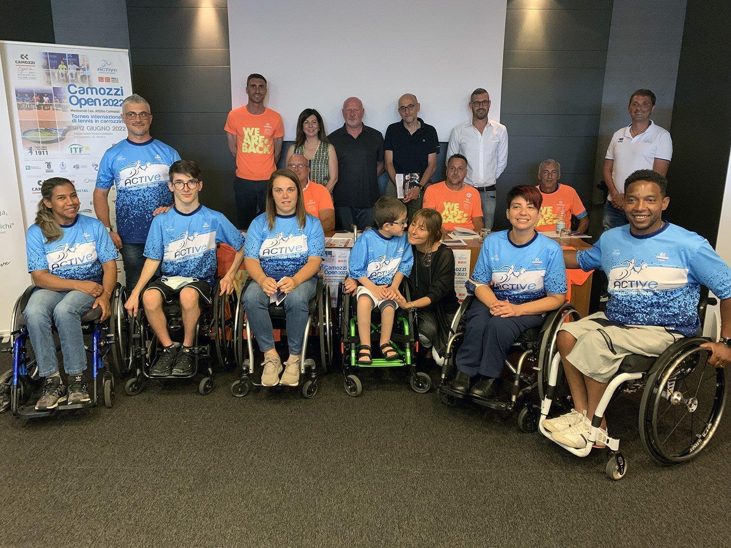 Team participating in Camozzi Open 2022